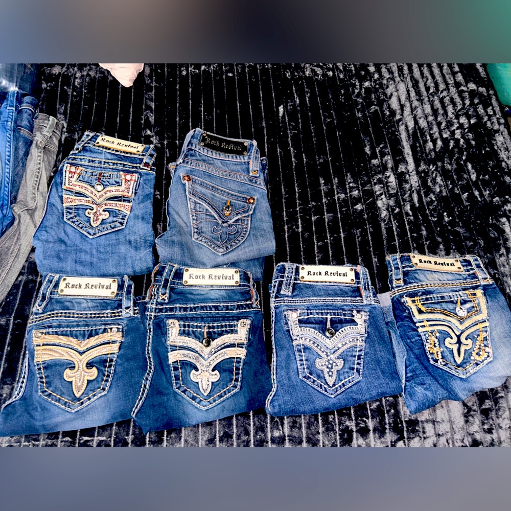 Rock Revival jeans. Price is marked per pair. This is not a bundle.